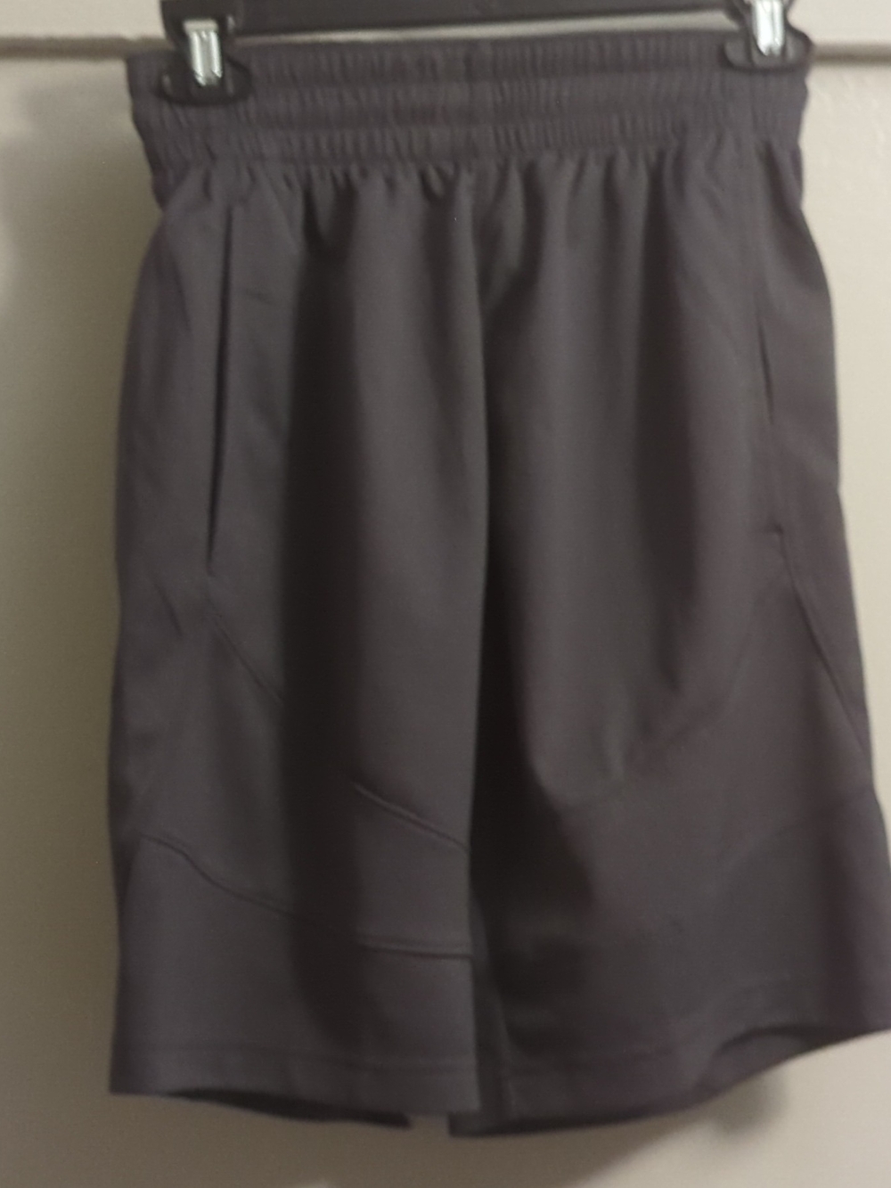Men's Athletic Shorts — Charcoal Stretch Performance
